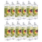 B2C - Bioethanol Fuel for Fireplaces | Clean-Burning & Eco-Friendly | Smokeless & Odourless | Indoor & Outdoor Use | 1L PET Bottles, White, 12 Litre