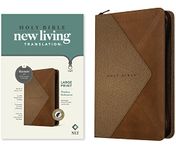 NLT Large Print Thinline Reference Zipper Bible, Filament Enabled Edition (Leatherlike, Messenger Stone & Camel, Indexed): New Living Translation, ... ... Thinline Reference, Filament Enabled