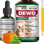 Tobydic Cats & Dogs Natural Broad Spectrum Treatment & Liquid Herbal Medicine - Medication Helps Remove Toxins - Supplement Drops Made in USA