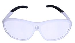 Python Prescription Adaptable Racquetball (Squash) Eye Protection, (Eyewear, Goggle, Eyeguard) - White