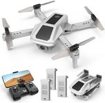 Holy Stone Drone with Camera for Kids, HS430 FPV HD 1080P Video Drones for Adults Beginner, Foldable Hobby RC Quadcopter, Toys Gifts with Circle Fly, Throw to Go, 3 Batteries 39 Mins Long Flight Time (Grey)