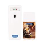 Airance Room Freshner Electronic Spray Automatic (2 Years Warranty) Air Freshner Machine/Fragrance Aroma Aerosol Perfume Dispenser A3 with Air Room Freshener Refill - Coffee - 250 ML