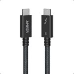 Anker Prime Thunderbolt 5 Cable, 1.7 FT USB C to USB C Cable, 240W Charging, 80Gbps Data Transfer, 8K/4K Displays, for MacBook Pro, iPhone 17/16/15, iPad Pro, and More