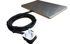 Pet Heat Pad - Dog Heated Mat - Cat Heated Pad - Heated Bed Mat Flexiguard 33 Metal 33cm x 22cm