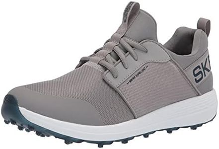 Skechers Chaussures de Golf imperméables Mojo pour Homme, Couleur : Bleu Anthracite, 42.5 EU