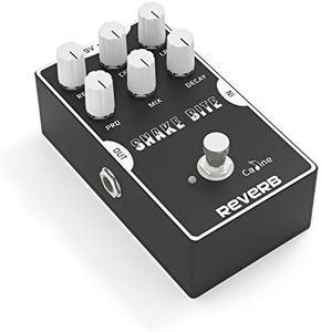 Caline Digital Reverb Pedal Guitar Effects Pedal with True Bypass Aluminum Alloy Housing Snake Bite CP-26 Hall Reverb