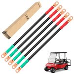 World 9.99 Mall Battery Cable Set for Golf Cart Club Car Ds 95+ 48 Volt- (4 Gauge)