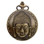 GT Gala Time Buddha Face Vintage Pocket Watch Antique Metalic Key Chain & Key Ring Car Bike Home Key Chain & Key Rings | Gift for Men & Women