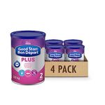 NESTLÉ GOOD START Plus 2 Baby Formula, Powder, 6+ Months, 1.02 Kg, 4 Count