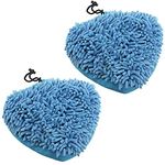 FindASpare Replacement Steam Cleaner Coral Microfibre Cloth Cover Pad for Vax, Hoover Pack of 2