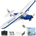 VOLANTEXRC RC Plane 2 Channel Trainer Airplane Sport Cub Remote Control Aircraft Toys Ready to Fly with Gyro Easy to Fly & 2.4GHz Radio Controlled for Kids & Beginner (Blue)