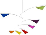 Tranquil Spectrum Multicolor Modern Mobile, 22" x 34", American Made