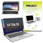 LAMA Universal 14 Inch Laptop Privacy Screen Protector for 14" Laptop, Anti-Glare - Anti Blue Light - Anti UV - Privacy Screen Filter(WxH: 12.2"x6.85") with Privacy Protection/Reduce Eye Strain(16:9)