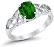 Blue Apple Co. Accent Solitaire Rin