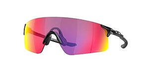 Oakley Men's OO9454 EVZero Blades Rectangular Sunglasses, Polished Black/Prizm Road, 38 mm