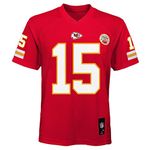 Patrick Mahomes Kansas City Chiefs NFL Boys Youth 8-20 Red Home Mid-Tier Jersey, Red, 4T