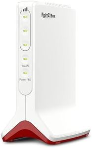 FRITZ!Box 6825 4G | 4G-Mobilfunk-Router | Wi-Fi 6 bis zu 600 MBit/s | WLAN Mesh | höchster Sicherheitsstandard | einfache Einrichtung | kompakt und zuverlässig | Made in Europe