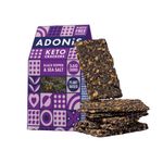 Adonis Black Pepper & Sea Salt Keto Crackers (10 x 60g) | Vegan & Keto-Friendly | 100% Natural Keto Snacks | Sugar Free, Palm Oil Free | Low Carb Keto Crackers for Weight Loss | Ideal for a Keto Diet