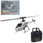Goekhyrani C129V2 Military Remote Control Helicopter, 2.4G 4CH RC Helicopters Stunt Helicopter with 6-axis Gyro and One-Key Takeoff/Landing, Outdoor Toys for Adults