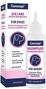 Canosept Dog Eye Drops 120ml - Eye Drops For Dogs - Dog Eye Cleaner - Dog Tear Stain Remover For Dogs Eyes - PH-Neutral, Without Fragrances - Care And Cleaning Around The Eyes