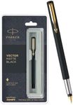 Parker Vector GT Matte Black Founta