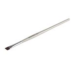 UROPARIS 102/1 Eyeliner Brush For Makeup | Small Angular Liner Brush with Wooden Handle | Sharp Slanted Brush Head | Synthetic Bristles - Silver (1 Piece)