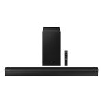 SAMSUNG HW-B550/ZA 2.1ch Soundbar with Dolby Audio, DTS Virtual:X, Subwoofer Included, Adaptive Sound Lite, Bluetooth Multi-Device Connection, Wireless Surround Compatible, 2022, Black