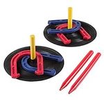 Rubber Horseshoes Game Set for Outd
