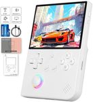 GiipGoop RG40XX V Handheld Game Consoles RG40XXV Retro Game Console Built-in 64G TF Card RG 40XXV Portable Gaming Console Linux 64-bit System Supports WiFi Bluetooth HDMI and TV Output White