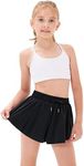 Stelle Girls Flowy Shorts with Pock