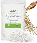 Soy Wax Flakes, BOYUJK Premium Natural Candle Wax, 100% Soy Wax for Candle Making from Organic Farm, No additives, Harmless and Pure (1KG)