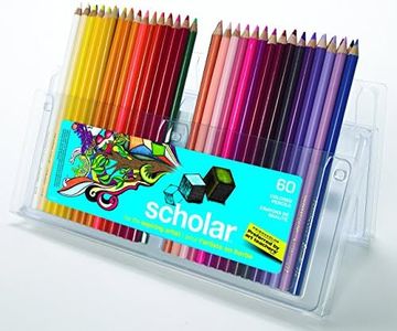 Prismacolor Scholar Colored Pencils, 60-Count