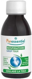 Puressentiel Respiratory Cough Syrup 125ml – Natural Cough Relief with Honey & Essential Oils, Ages 12+