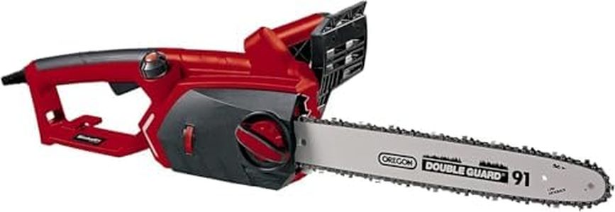 Einhell Elektro Kettensäge GE-EC2240 (2200 Watt, 375 mm Schnittlänge, Oregon Kette und Qualitätsschwert, Softstart, Rückschlagschutz und Kettenfangbolzen)