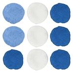 power polisher and buffer pads, 9pcs Polishing Pads Bonnet Car Buffer with 4 Microfiber 3 Woolen 2 Coral Fleece pads,Polishing for Universal Fit Motorcycle Boat