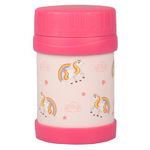 Bentology Stainless Steel Insulated Lunch 13 oz Thermos for Kids – Large Leak-Proof Storage Jar Container for Hot & Cold Food, Soups, Liquids - BPA Free - Fits Most Lunch Boxes and Bags - Unicorn