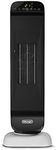 De'Longhi Fan Heater, Ceramic Tower, Fast Heating, with 2 Power Levels, Remote Control, 24 Hour Timer, Eco Function, Safety Thermostat, Rear Handle, 2000 W, HFX25S20,