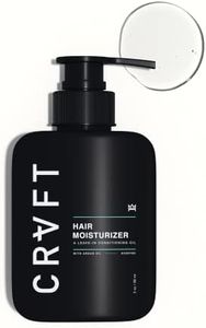 CRVFT Daily Leave in Conditioner For Men [OIL] | 30 Day Supply | Men's Hair Moisturizer | Hair Oil For Men | For Dry/Damaged Hair | Scented | (3oz) AM