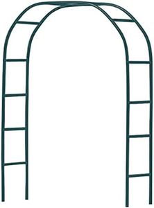 Beautylady Garden Arch Trellis Army Green Arch 7.9 Ft Durable Metal Garden Arbor for Wedding Decoration Climbing Plants Party