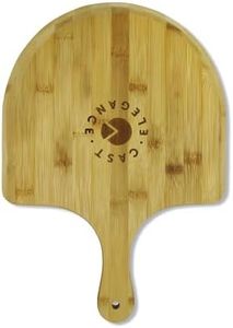 Cast Elegance Pizza Peel - Pizza Paddle w/Easy Glide Edges & Handle - Lightweight & Easy to Use Spatula for Baking - Perfect for Transferring & Serving