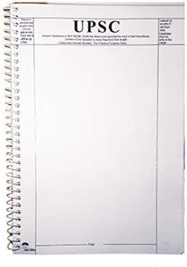 Amblitz UPSC Blank Practice Answer Sheet (A4, 200 Pages)