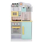 Teamson Kids Florence Play Kitchen, 21.50" x 11.63" x 38.00", White/Green