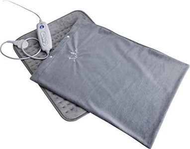 Jata CT10 Manta Eléctrica Mando Regulador con 6 Niveles Calor Inmediato Flexible Suave y Transpirable Medidas 40 x 30 cm Funda Extraíble y Lavable