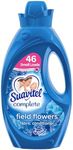 Suavitel Complete Liquid Fabric Conditioner, Laundry Fabric Softener with Fabric Protection Technology, Field Flowers, 46 oz, Enough Liquid For 46 Small Loads