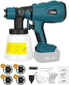 Taingwei Pulvérisateur de peinture sans fil pour batterie Makita LXT 18 V, pistolet pulvérisateur de peinture HVLP pour armoires, voitures, murs, meubles, maison (outil uniquement), MT-SG05