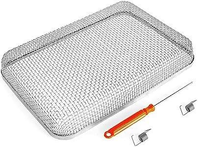 Camco Flying Insect Screen- Protects the Water Heater Vents from Flying Insect Nests, Stainless Steel Mesh, WH 500 -(42145),6" X 8.5" X 1.3" , White