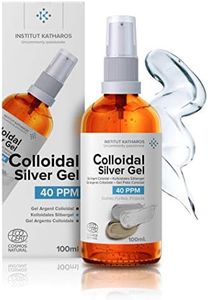 Pure Colloidal Silver Gel 40 PPM • Only Silver Gel 100% Natural in the World • Optimal Texture and Absorption (Better Than Cream) • Amber Glass and Ultra-Practical Pump • Institut Katharos