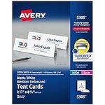 Avery Printable Tent Cards with Sur