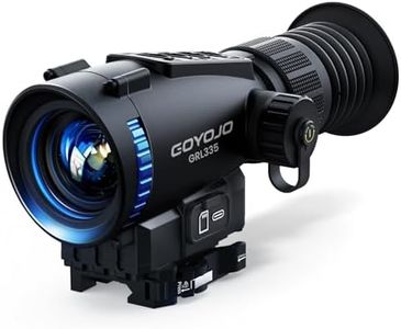 GOYOJO 384x288 Thermal Rifle Scope for Hunting, High Resolution Thermal Imaging, Night Hunting Scope with 55Hz Refresh Rate, 7 Color Palettes, QD Mount