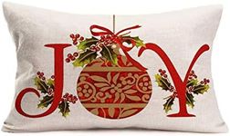 Fukeen Red Joy Throw Pillow Covers 